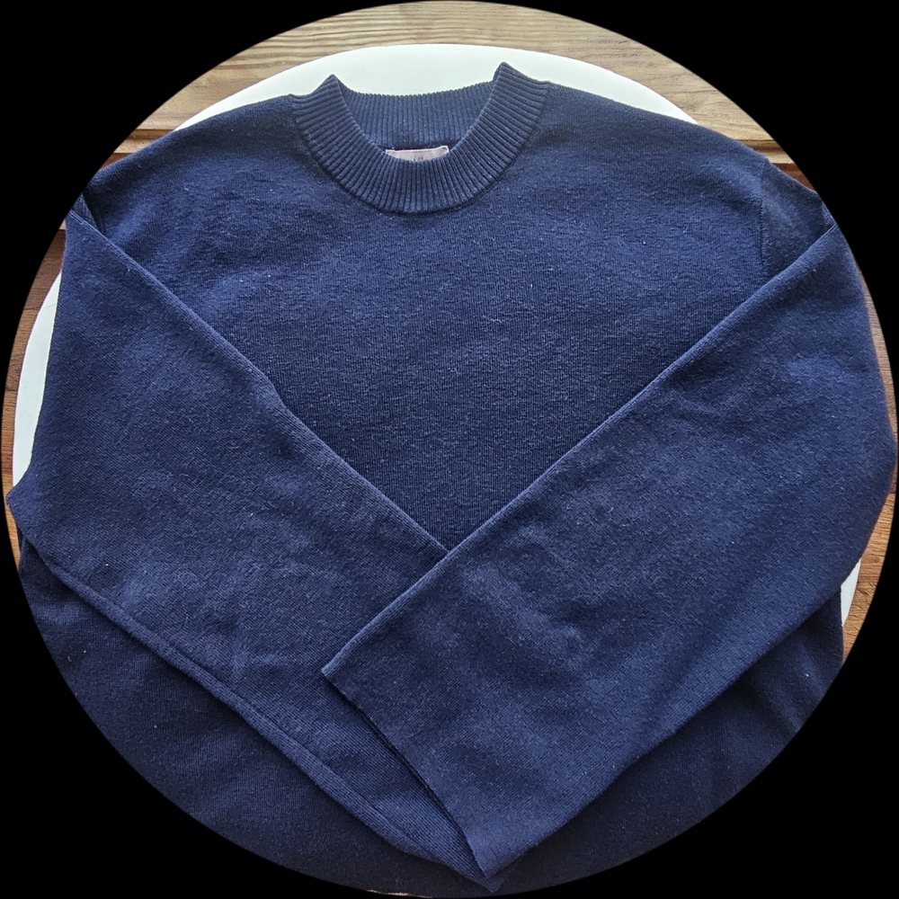H&M Oversized Navy Sweater